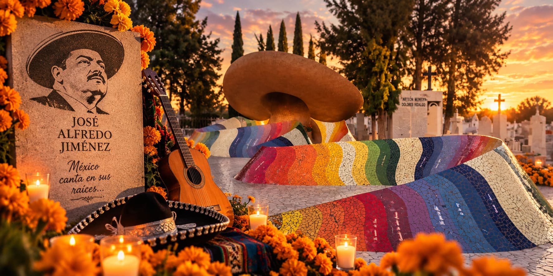 Macetas y flores en el patio de Hostal Villegas, en Dolores Hidalgo